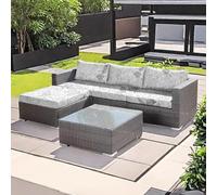 Hiseng Copriseduta per Divano da Giardino Elasticizzato, Federa di Ricambio per Cuscini da Esterno, Copricuscino Divano Antipolvere Stampato per Sedie da Giardino in Rattan (Graffiti,65x65x20cm)