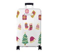 Hiseng Natale Copri Valigia Elastic Proteggi Copertura,Coperchio Custodia Bagaglio da Viaggio Copertura Valigia 18-32 pollici per Bagagli da Viaggio Coprivaligia (Albero di Natale,S)
