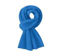 Hiseng Peluche Foulard Donna Uomo Caldo Sciarpa Donna Uomo Invernale, Colore Solido Scialle Donna Elegante, Regali di Natale Pratici Accessori Autunno & Inverno (Blu cielo,175x45cm)