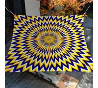 Hiseng Tenda a Vela Ombreggiante Impermeabile Rettangolo, Illusione colorata Vele Parasole da Giardino Protezione Raggi UV 95% Telo Ombreggiante Terrazzo Telo Ombra Tenda da Sole (Giallo,2x2.4m)
