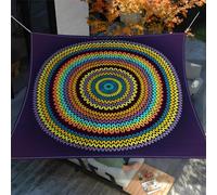 Hiseng Tenda a Vela Ombreggiante Impermeabile Rettangolo, Illusione colorata Vele Parasole da Giardino Protezione Raggi UV 95% Telo Ombreggiante Terrazzo Telo Ombra Tenda da Sole (Viola,2x2.4m)