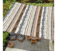 Hiseng Tenda a Vela Ombreggiante Impermeabile Rettangolo Quadrata, Stampa Strisce Vele Parasole da Giardino Protezione Raggi UV 95% Telo Ombreggiante Terrazzo con 4 Corde (Vecchio stile,2x2m)