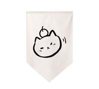 Hiseng Tenda da Porta Stile Giapponese, Tenda da Porta Finestra Corta Interna Tende da Cucina per Finestra Tenda da Divisoria per Ristorante Corridoio Decorazione (30x50cm,Gatto Nero 2)