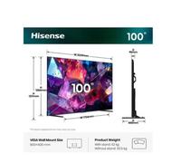 Hisense 100 E7S PRO QLED 4K UHD SMART 144HZ 6942351435909
