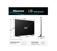 Hisense 100 U8Q MINI LED 4K UHD SMART 165HZ 6942351419787