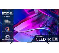 Hisense TV 100" Mini-LED 165Hz 4K 2025 100U7Q, Matte Display, Smart TV VIDAA U9 con 1000+APP, Dolby Vision IQ, HDR 10+ Adaptive, 165Hz Game Mode Ultra, Dolby Atmos 2.1 con Subwoofer, Alexa Built-in