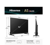 HISENSE TVC QLED 32 FHD QDOT DOLBY ATMOS HDMI 1.4 VIDAA U9
