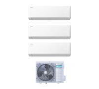 HISENSE - 3AMW62U4RJC - Trial condizionatori 9000 + 9000 + 18000 BTU - Bianco