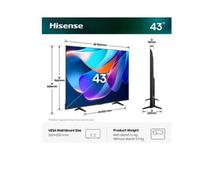 Hisense 43 A69S 4K UHD SMART VIDAA 6942351430133