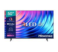 Hisense 50" QLED UHD 50E78HQ, Smart TV VIDAA 5.0, HDR Dolby Vision, VA, Controlli vocali Alexa, Tuner DVB-T2/S2 HEVC 10, lativù 4K, Nero, 50"