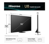 HISENSE 55U8Q TV LED, 55 "