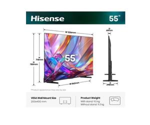 Hisense 55E79S TV 139,7 cm (55") 4K Ultra HD Smart TV Wi-Fi Nero
