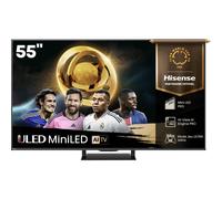 Hisense 55U7Q Pro - Televisore ad alta definizione, HDMI 2.1, Mini LED, Wi-Fi, 165 Hz, 4K, Dolby Vision, HDR10, HDR10+, HLG