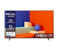Hisense 75" UHD 4K 2023 75E63KT, Smart TV VIDAA U6, Dolby Vision, HDR 10+, Game Mode Plus, Alexa Built-in, Tuner DVB-T2/S2 HEVC 10, lativù 4K