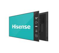 Hisense 75DM66D Schermo di visualizzazione dinamica 190,5 cm (75 ) LED Wifi 500 cd/m² 4K Ultra HD Nero Integrato nel processore Android 11 24/7 - Nouvo