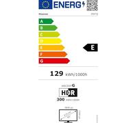 Hisense 85E7Q Fire Viewer, 85 pollici, 4K UHD QLED, Smart TV, Game Mode Plus, Modalità Filmaker, Dolby Vision Atmos, HDR10, HLG, HDR Immersive, AI 4K Upscaler, DTS:X, Controllo vocale [2025]
