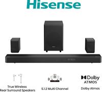 HISENSE - AX5125H Altoparlante Soundbar Nero 5.1.2 Canali 500 W - SPEDIZIONE GRATUITA