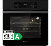 Hisense BI62220AB - Forno Multifunzione, 2 Manopole Push Pull, Cavità 61L, 7 Fun