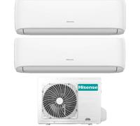 Hisense Climatizzatore Dual Split Inverter 7000+9000 Btu /h Condizionatore con Pompa di Calore Classe A++/A+ Gas R32 WiFi (Unit Interna + Unit Esterna) -...