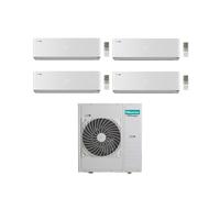 Hisense Climatizzatore Energy Pro X Quadri Split 9+12+12+18 con 5AMW125U4RTA Inverter Wi-Fi R-32