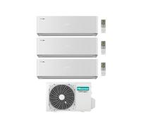 Hisense Climatizzatore Energy Pro X Trial Split 12+12+12 con 4AMW81U4RJC Inverter Wi-Fi R-32