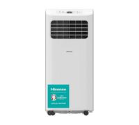 Hisense, APC07KV, Condizionatore Portatile 7000BTU, 2,6kW, 18㎡,Deumidificazione,63dB,LED Display,Timer 24h, Telecomando[Classe energetica A]
