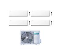Hisense Climatizzatore UNI HB Quadri Split 9+9+9+12 con 5AMW105U4RQC Inverter Wi-Fi R-32 Classe A++