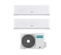 Hisense Condizionatore Climatizzatore Inverter Energy Dual Split 9000+12000 9+12 Btu 2AMW50U4RXA R-32 A++