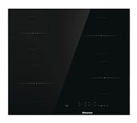 Hisense E6431CB Glass Ceramic Hob 4 Zone Minimalist Design 60cm Worktop Child Lock Bevelled End Strip