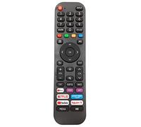 Hisense EN2G30H/EN2A30 Telecomando universale di ricambio per Hisense-VIDAA-TV, nessuna configurazione richiesta con pulsanti Netflix, Prime Video, YouTube, Rakuten, telecomando leggero