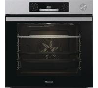 Hisense Forno Elettrico da Incasso Ventilato Multifunzione con Grill Funzione Pizza 77 Litri 60 cm Classe A colore Acciaio Inox e Nero - BSA66211AX