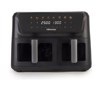 Hisense HAF2700DCD - Friggitrice ad aria calda, 2700 W, capacità 11 l, 8 programmi preimpostati, rivestimento antiaderente, display a colori, risparmio energetico, modalità SyncServe/altezza x