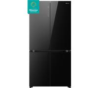 Hisense Frigorifero Americano Side by Side Capacit 591 Litri Classe energetica E Raffreddamento No Frost colore Nero - RQ768N4GBE