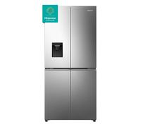Hisense RQ5P470SMIE frigorifero con congelatore 482 L E Argento, Acciaio inox