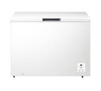 Hisense FT386D4AWLYE - Contenitore congelatore orizzontale, cestino con maniglia, doppia funzione convertibile in modalità frigorifero, con capacità netta di 297 l, silenzioso, colore bianco