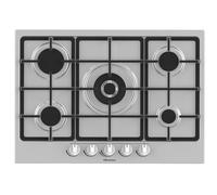 Hisense GM773XF piano cottura Acciaio inox Da incasso 71 cm Gas 5 Fornello(i)