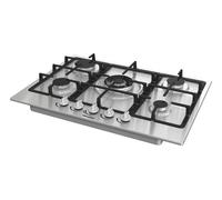 Hisense GM773XF piano cottura Acciaio inox Da incasso 71 cm Gas 5 Fornello(i)
