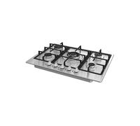HISENSE GM773XF PIANO COTTURA GAS, 5 zone di cotura, dimensioni: L 71 cm, P 51 piano in Acciaio inossidabile, Inox