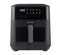 Hisense HAF2100DCD - Friggitrice ad aria calda /2100 W /7,7 l, capacità 10 programmi preimpostati/rivestimento antiaderente, efficienza energetica/funzione Start Delay/H x L x P 40,1 x 31 x 35 cm