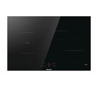 Hisense HI8421BSC Piano induzione, 4 zone, Coman 80 cm Incasso 2 fuochi + Bridge