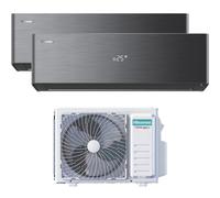 Hisense HISKITDUAL42EPRX9+9 condizionatore fisso Dual Split Climatizzatore split system Nero, Bianco 9000 + 9000 BTu Hisense