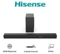 Hisense HS3100 altoparlante soundbar Nero 3.1 canali 480 W