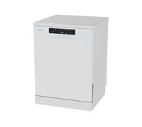 Hisense HS643B90W - Lavastoviglie 15 servizi, fondo 60 cm, asciugatura extra, programma automatico, terzo vassoio, programma breve 1 ora, 15 servizi, Aqua Protect System, controllo touch