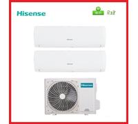 HISENSE IQ PLUS DUAL 9+9 BTU 2AMW42U4RGC CLIMATIZZATORE WIFI INVERTER R32