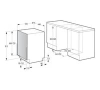 Hisense HV523E10 lavastoviglie A scomparsa totale 10 coperti E