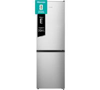 Hisense MC60300IE Frigorifero Combinato, Libera Installazione, Total No Frost, Multi Air Flow, Controllo Touch, Porta Reversibile, 304 Litri, Altezza 186 cm Inox