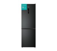 Hisense RB390N4BCC - Frigorifero Combi,No Frost, Inverter, Efficienza Classe C, Capacità 304 L con 186 cm Alta, Cassetto Verdure, 4 Stelle Congelatore, Porta Reversibile, Silenzioso 39dB, Bianco