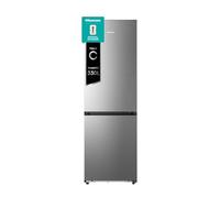 Hisense RB3K330SAIC - Frigorifero Combinato Total No Frost, Inox, 185x60cm, Classe C, 330L, Grande capacità, Ridotta profondità, Deep Freeze, Metal Tech Cooling, WiFi, Silenzioso, Motore Inverter
