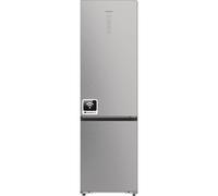 Hisense RB5P410SACC Frigorifero Combinato Total No Frost, Stainless Steel, 203x65.8cm, Classe C, 413L, large capacity, wifi, metal tech cooling, porta reversibile, Inox