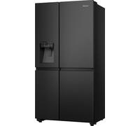 Hisense RS818N4IFD Libera installazione Frigo side-by-side Nero, 632 L